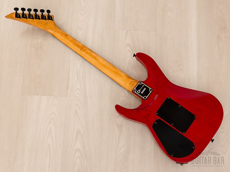 1990 Charvel by Jackson Super Dinky SDK-080-SH See Through Red w