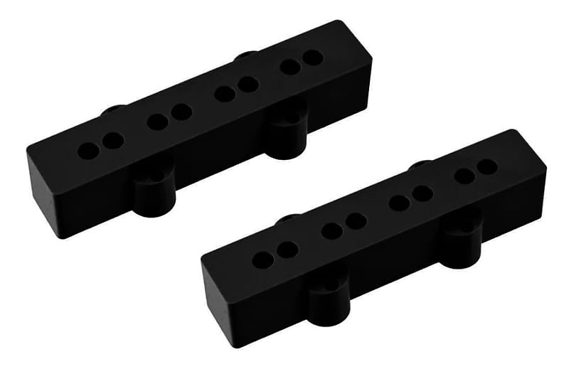 Black Pickup Cover Set for Jazz Bass Reverb