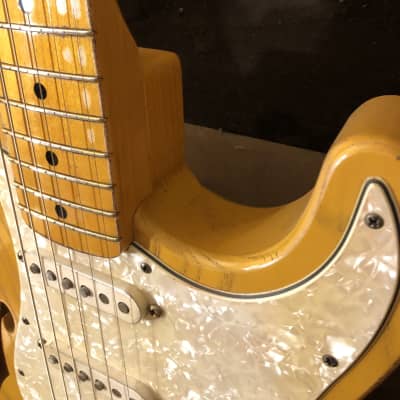 Von K Guitars S-Time BSBF Stratocaster F Hole Aged Butterscotch Blond Nitro image 5