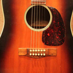 Vintage 1967 Levin (Martin) LN26 Goliath Made in Sweden Sunburst Acoustic Guitar image 4