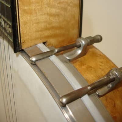 Vintage Orpheum by Lange No. 1 Tenor 4-String Open-Back Banjo AS IS image 8