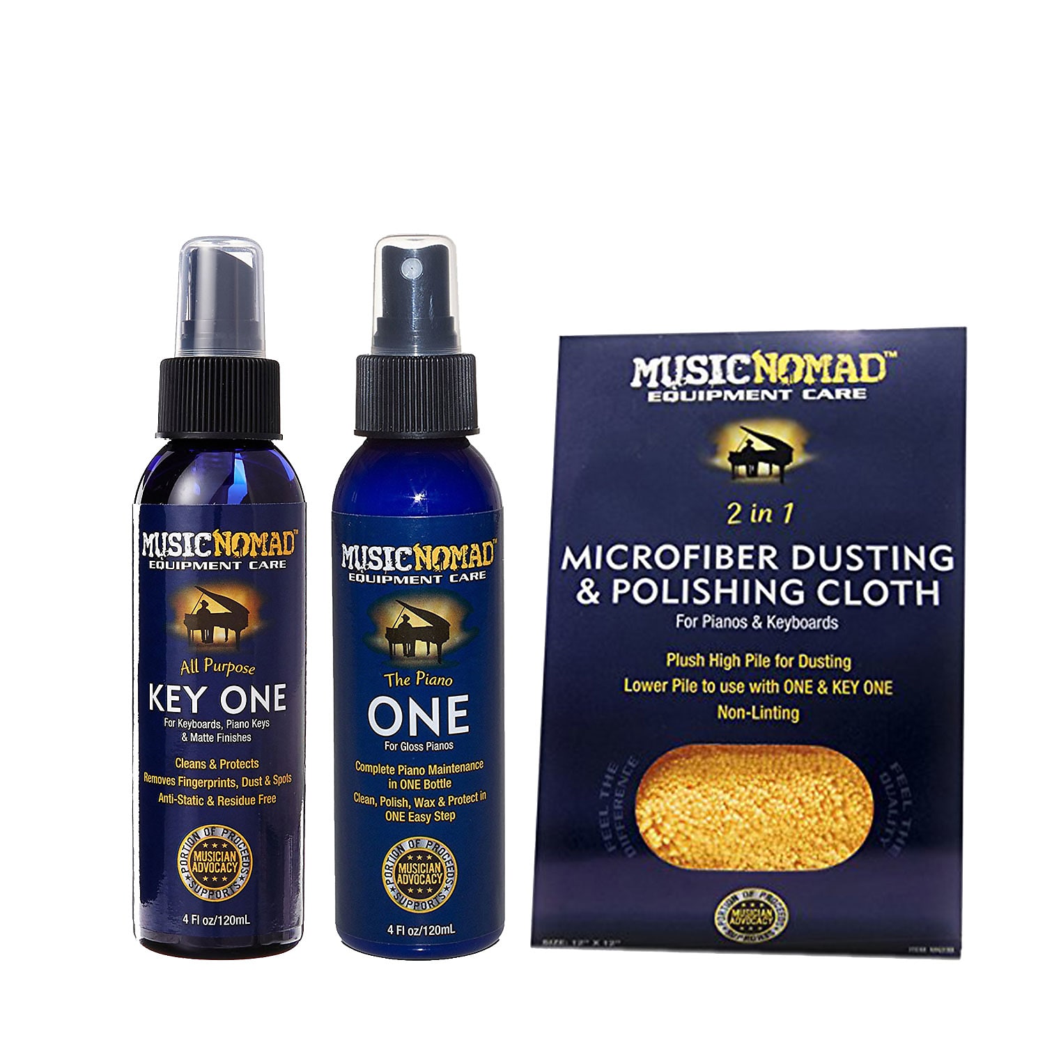 Beacock Music - Music Nomad MN132 Premium Piano Care Kit - MN130, MN131,  MN23