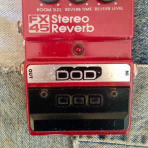 DOD FX45 Stereo Reverb 1980's — ultra rare 100% analog BBD