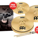 Meinl HCS Cymbal Package with 13" HiHats 14" Crash and FREE 10" Splash and ProMark 5A Sticks!