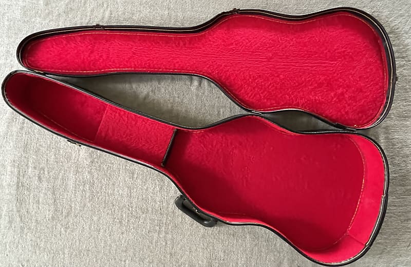 Vintage 1960’s USA Worcester Offset Guitar Case Faux Gator // Reverb