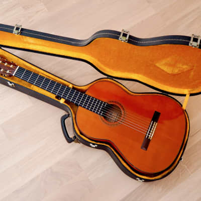1976 Mitsuru Tamura 1500 Vintage Flamenco Nylon String Acoustic Guitar w/ Case image 19