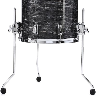 Ludwig Classic Maple Floor Tom - 14 x 14 inch - Vintage Black Oyster image 1