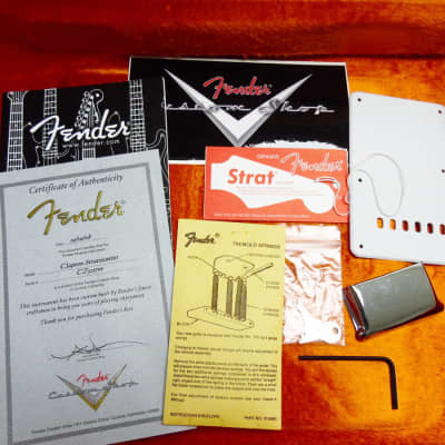 2008 US Fender Custom Shop Eric Clapton Blackie Strat Guitar w/ Case & Papers image 9