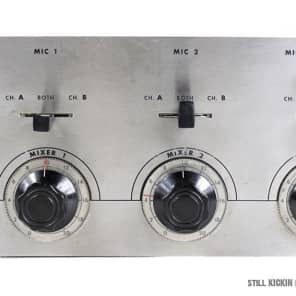 AMPEX MX-35 VINTAGE TUBE 4-CHANNEL MIC/LINE MIXER & PREAMP