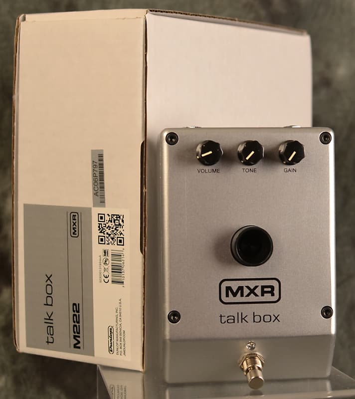 MXR M222 Talk Box w/ 8' surgical tube, mic stand clip, 18v power supply &  FREE SAME DAY SHIPPING