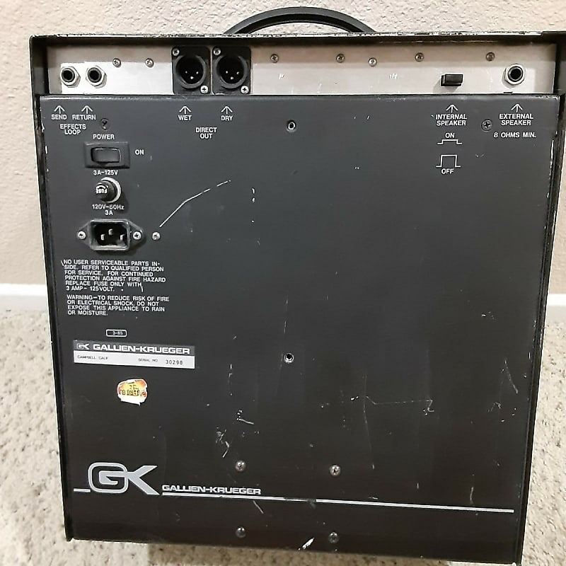Gallien-Krueger 200MB Micro Bass Combo 1985 Black Series 1