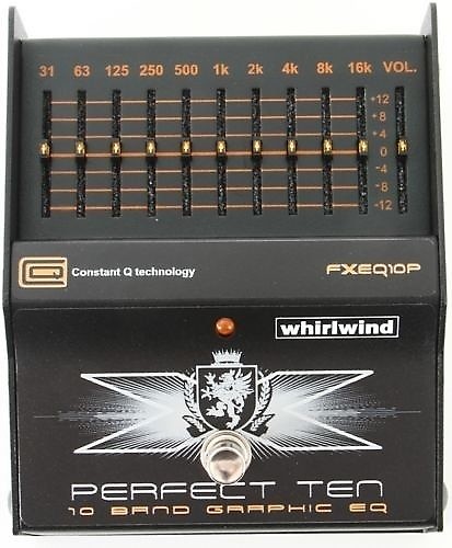 Whirlwind Perfect Ten - 10 Band Graphic EQ Equalizer Pedal