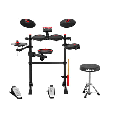 DDrum E-Flex Complete 5-Pad Electronic Drum Kit w/ Mesh Heads image 4
