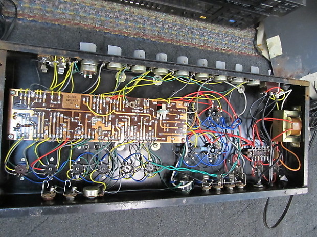 Univox U-1011 100 Watt Tube Head 1970s Black | Reverb