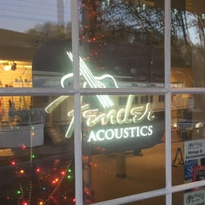 Fender Acoustic Backlit Sign image 2