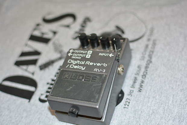 Boss RV-3 Digital Reverb/Delay pedal Gray Burst | Reverb