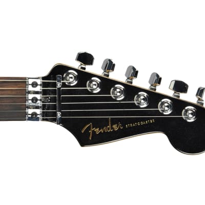 Fender American Ultra Luxe Stratocaster Floyd Rose HSS in Mystic Black US210072427 image 12