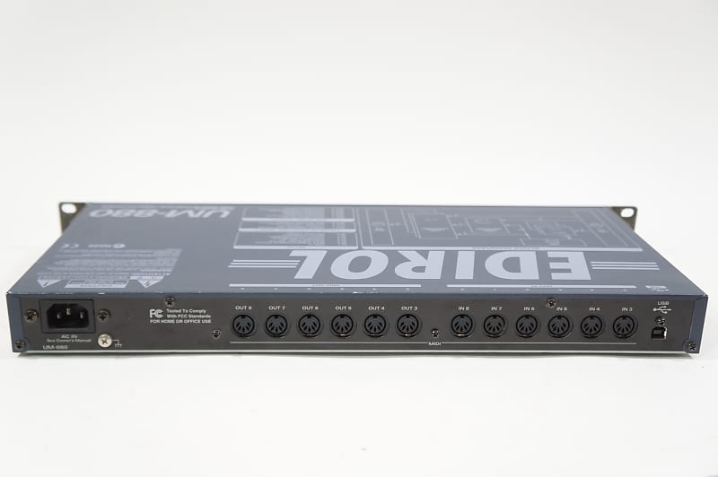 DTM・DAW EDIROL UM-880 EDIROL UM-880 USB MIDI Interface/ Patcher | Reverb Canada
