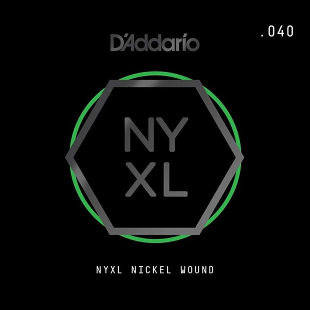 D'Addario NYXL Nickel Wound Electric Guitar Single String .040 image 1