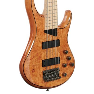 MTD Kingston Z5MP 5-String Bass Guitar Natural Gloss image 9