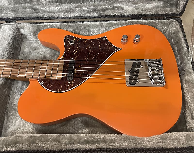 Rumley Baritone tele 2000s? - Transparent orange - light | Reverb