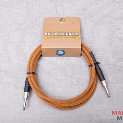 Rattlesnake Cable 10' Standard in Copper Straight Plugs image 1