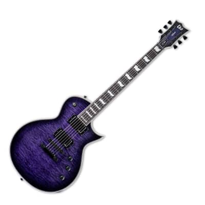 ESP LTD EC-1000 Electric Guitar - See-thru Purple Sunburst image 5
