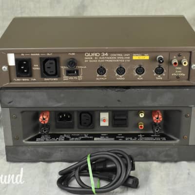 Quad 34 Control Amplifier and Quad 606 Power Amplifier in Very