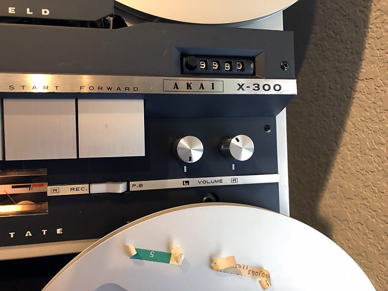 Akai X-300 Pro reel tape recorder 1967