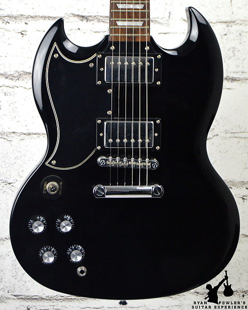 Epiphone G-400 Left Handed Ebony