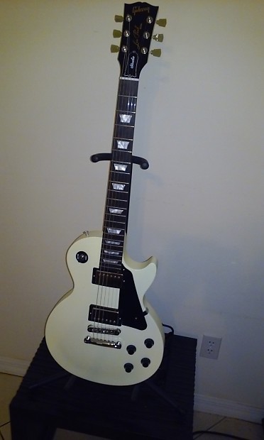 Gibson Les Paul Studio Mahogany 2011 Antique White image 1