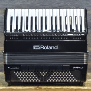 Roland FR-4X V-Accordion 120-Bass 37-Key Black Digital Piano Accordion - #Z9H0723 image 1