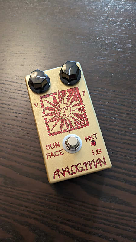 Analogman Sun Face Red Dot NKT LG Low Gain Germanium Fuzz 2023