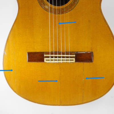 Jose De La Mora Flamenco guitar c1960;s Spruce/Cypress image 3