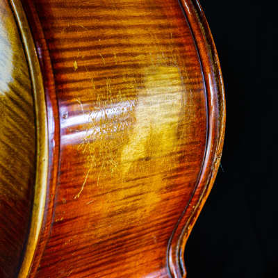 Hofner 3/4 size double bass 1940’s - Flamed maple image 9