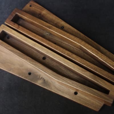 Roland Juno-106 Wooden Side Panels – Handmade American Walnut Replacement for Analog Synth – Ready for Shipping