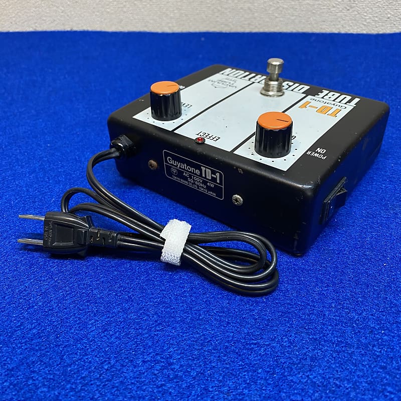 Guyatone TD-1 12AX7 tube driven distortion pedal. Fuzzy