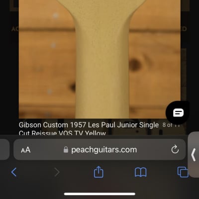 Gibson Custom Shop Les Paul 57 Reissue 2019 - TV Yellow image 19
