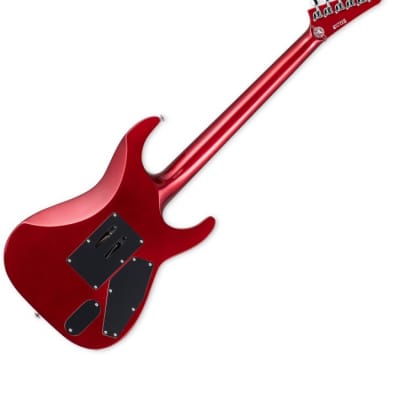 ESP LTD M-I Custom '87 Electric Guitar Candy Apple Red Left Hand image 2