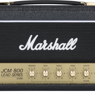 Marshall Studio Classic SC20H "JCM 800 Lead Series" 20-Watt Guitar Amp Head Black image 1