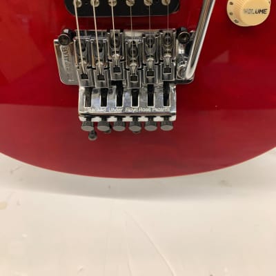 2000 Ernie Ball Music Man Axis Translucent Red image 6