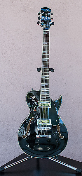 Luna semi cheap hollow guitar
