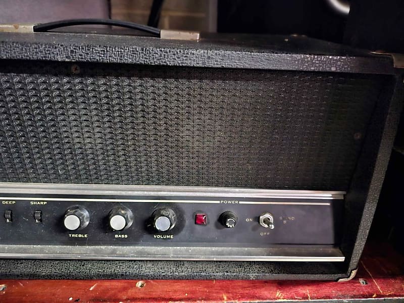 Univox 1236 100 watt tube guitar/bass head vintage 70s | Reverb
