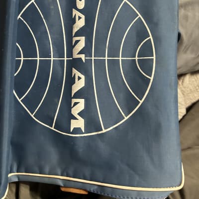 The Beatles Vintage Pan -Am flight bag 1960s - Blue with