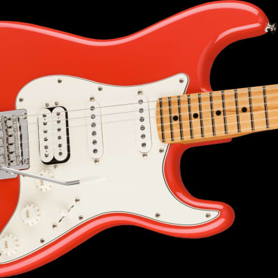 Fender Limited Edition Player Stratocaster HSS - Maple Fingerboard - Fiesta Red with Matching Headstock image 4