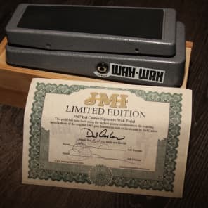 JMI Del Casher Wah 1966 Sig. Wah Pedal No.13/100 New from Collection image 3