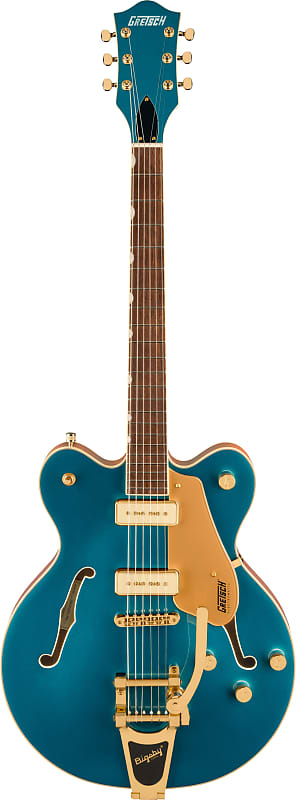 Gretsch Electromatic Pristine Limited Edition Semi-Hollow Guitar, Petrol image 1