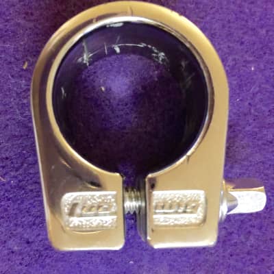 Ludwig classic chrome 1" LOGO Memory Lock without tension rod image 1