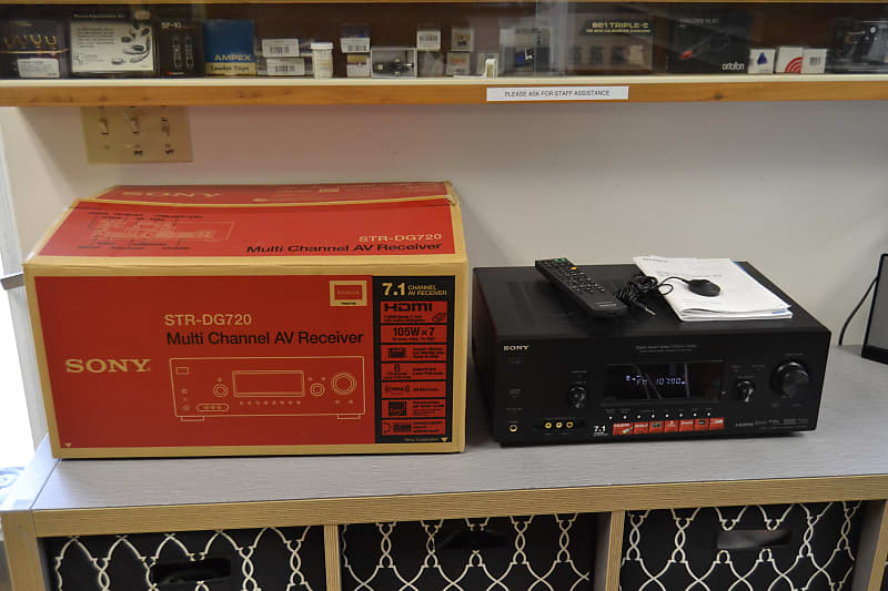 Sony STR-DG720 Stereo Av Receiver * Manual * Box * Remote * Accessory  			