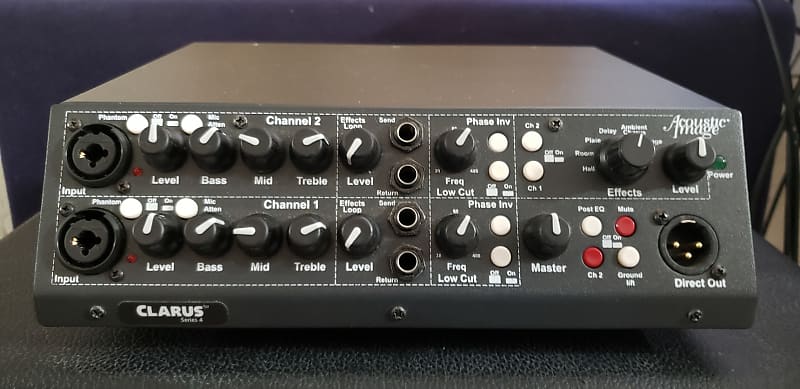 ベース Acoustic Image Clarus Series 4PLUS Acoustic Image Clarus Series 4 PLUS - 2 channel Amplifier | Reverb